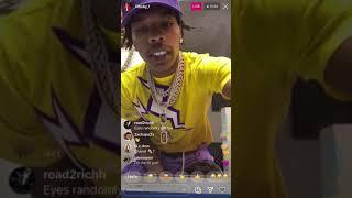 LIL BABY IG LIVE - G5 Counting  of AlottaBlues/ Talks to 42 Duggz + Lil Baby Show New Whips + More