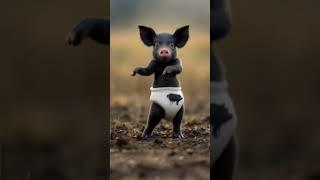 diaper black pig #pigdance #petdance #diaper #blackpig #trending