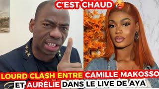 LE GÉNÉRAL CAMILLE MAKOSSO EN CLASH AVEC AURÉLIE  C’EST GÂTÉ DANS LE LIVE DE AYA ROBERT  Maa Bio