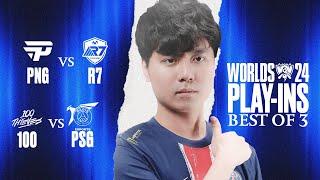 🟢WORLDS PLAY INS LETZTER TAG | PNG vs R7 & PSG vs 100T | 🟢 #worlds2024