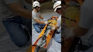 Sked packaging|victim packaging|high angle rope rescue|confined space rescue