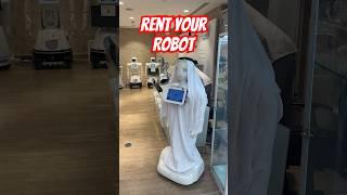 Rental robot for trade fair and exhibitions  AI for trade shows