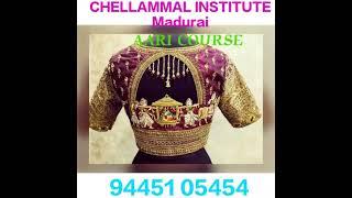 AARI EMBROIDERY CLASS BEST CHELLAMMAL  INSTITUTE MADURAI-9445105454