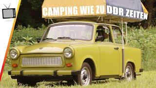 Camping mit Trabant, wie früher in der DDR - Das Dachzelt "Sachsenruh" aus Limbach-Oberfrohna