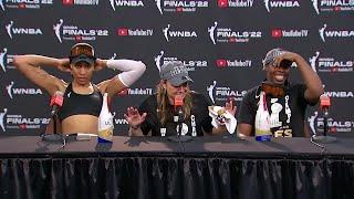 "We Got A Flight To Catch" Becky Hammon Kicked Out By A'ja Wilson After Winning WNBA Championship 