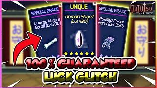 Jujutsu Infinite Glitch How To Get 100% Legendary,Special,Unique Drops + Full Guide! (CODE)