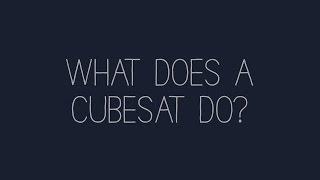 What Does A Cubesat Do?