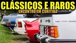 CARROS CLÁSSICOS E RAROS! REUNIÃO de ANTIGOS em CURITIBA NACIONAIS e IMPORTADOS #carrosantigos