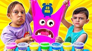 MC Divertida e JP em histórias e brincadeiras engraçadas para crianças | Compilation videos for kids