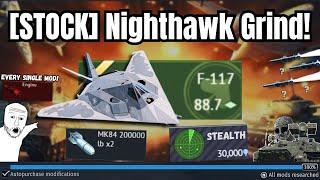 [STOCK] Grind FIRST STEALTH plane Experience!(This is BROKEN)| I got EVERY MOD! (PAIN)