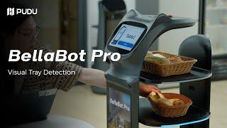 Smart Tray Detection: BellaBot Pro in Action | Pudu Robotics