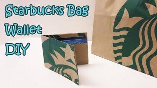 Starbucks Bag Wallet Transformation DIY | Sunny DIY