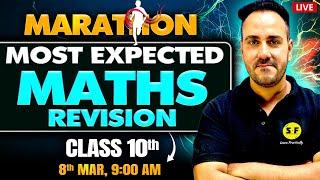 Class 10th Complete Maths Revision | Most Expected Questions by Ushank Sir | Final Board Exam