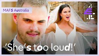 Groom Is Unsure Of His Loud Bride | Married At First Sight Australia