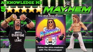 WWE Mayhem Gameplay - One Shot Boss Shawn Michaels