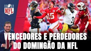 CHIEFS E LIONS DANDO JEITO DE VENCER, JETS E BEARS IRRITANDO O TORCEDOR: TUDO DO DOMINGO DA NFL