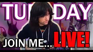 It's Tuesday night... and we're GOING LIVE!!! Check your clocks and ALL ABOARD!