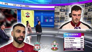 Liverpool vs Southampton 3-1  Salah & Robertson reactions after the win | Postmatch analysis