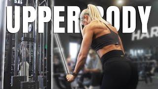 Upper body day! IFBB bikini pro VLOGS