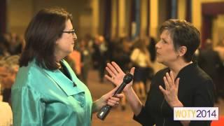 Wendy Kouba from Merck on the Red Carpet at HBA's Woman of the Year 25th anniversary event