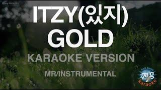 [짱가라오케/노래방] ITZY(있지)-GOLD (MR/Instrumental) [ZZang KARAOKE]