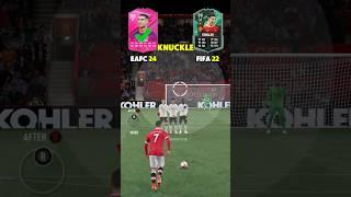 Evolution of Free Kicks: FC 24 vs FIFA 22