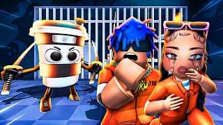 ESCAPE CAPPUCCINO ASSASSINOS PRISON RUN OBBY! (Roblox)