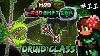 Plantera & Golem! Terraria Mod of Redemption DRUID CLASS Let's Play #11 - MoR Playthrough