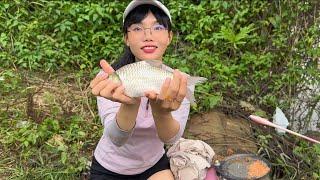 Lang Thang Câu Cá Tự Nhiên Sông Gần Nhà & Cái Kết | Mây Fishing