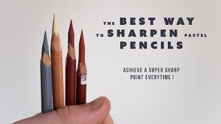 How to Sharpen Pastel Pencils - No More Snapping!