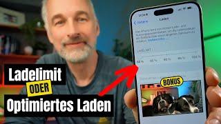 Was ist der Unterschied? Besser iPhone "Lade-Limit" oder "Optimiertes Laden" auswählen?