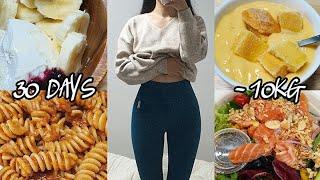 -10kg in 30 Days, Everything that I ate for my weight loss