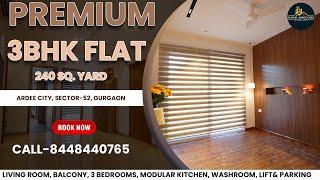 3BHK Flat in Ardee City, Sector 52, Gurugram | 3BHK Builder Floor lift, parking & Party Lawn