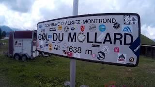 Climbing Col du Mollard (1638 m) from Saint Jean de Maurienne, Cycling in Alps, France, in HD