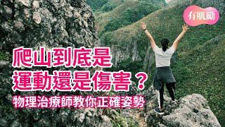 爬山到底是運動還是傷害？物理治療師教你正確姿勢