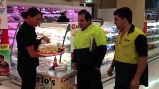 Garlo's Pies Giveaway at Coles Manly Corso