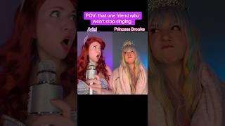 POV: That one friend who won't stop singing (lol dolls) #loldolls #thelittlemermaid #pov #shorts