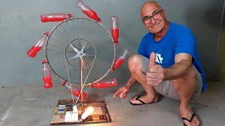 How to Make Free Energy Perpetual Motion With coke Bottles Diy Experiment