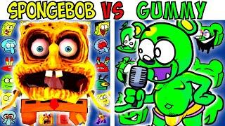 ALL SPONGEBOB VS GUMMY BEAR TEST | FNF Character Test | Gameplay VS Playground