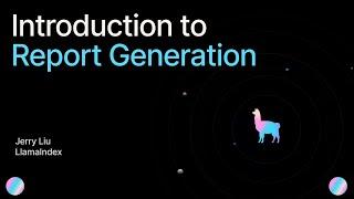 Introduction to Report Generation