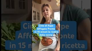 Cime di Rape Affogate Pronte in 15 minuti la ricetta della nonna