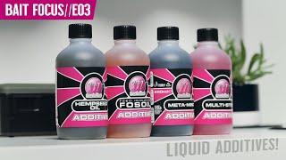 SUPER-CHARGE YOUR BAIT! Liquid Additives! BAIT FOCUS//E03 - Mainline Baits Carp Fishing TV