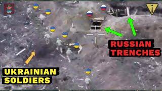 Ukrainian Force SKALA Battalion Daring Assault on Russian Trenches! -  Bradley IFV Lead The Assault!