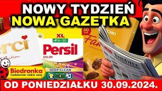 𝐁𝐈𝐄𝐃𝐑𝐎𝐍𝐊𝐀  Gazetka Promocyjna od Poniedziałku 30.09.2024.