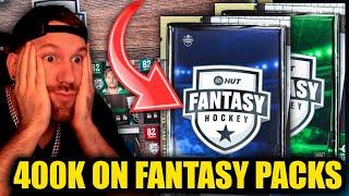 Spent 400K On *FANTASY HOCKEY PACKS* And Got.. | NHL 25 HUT Pack Opening