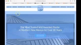 Website Review Video for Brian McPartlon Roofing