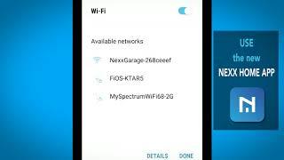 Nexx Smart Garage NXG-100 WiFi Configuration Tutorial