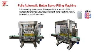 Fully Automatic Bottle Servo Filling Machine