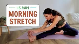 15 Min Morning Yoga Stretch | Gentle Full Body Flexibility