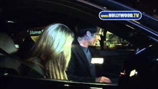 Denise Richards and Patrick Muldoon dine together at Madeo restaurant